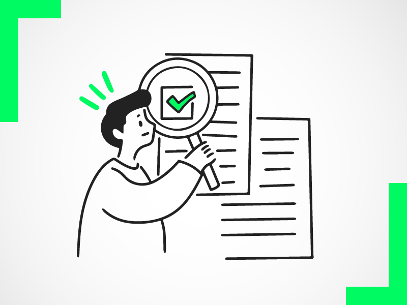 AI検索診断のイラスト